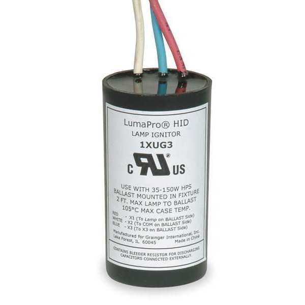 Lumapro Ballast Ignitor, 150W, HPS 1XUG3 Zoro