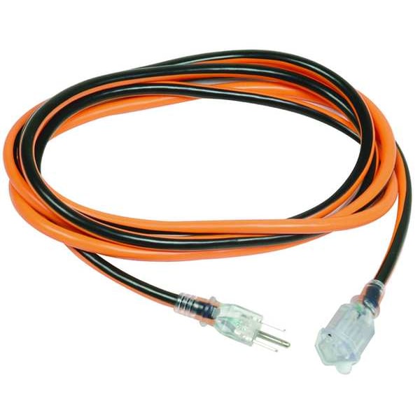 Power First 10 ft. 14/3 Lighted Extension Cord SJTW 1XUP4 Zoro