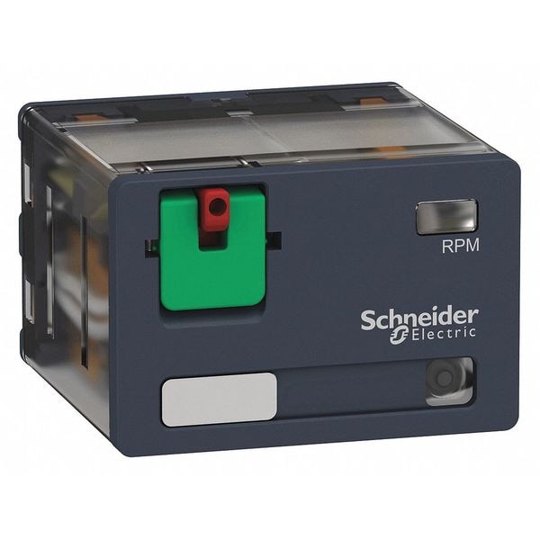 Schneider Electric General Purpose Relay, 120V AC Coil Volts, Square, 14 Pin, 4PDT RPM42F7