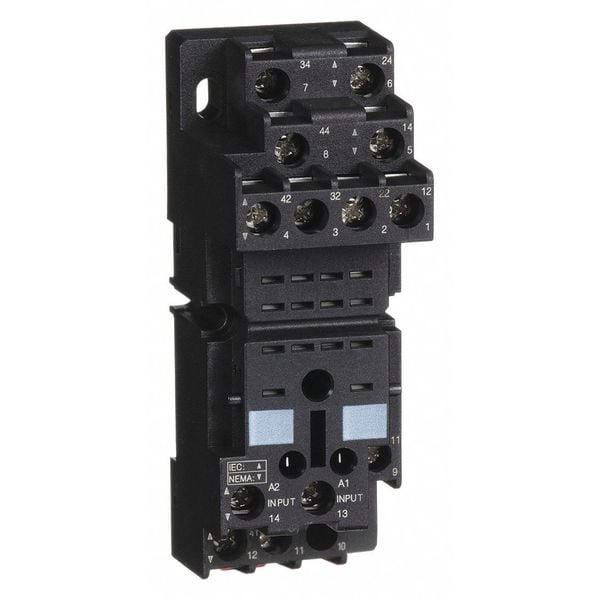 Schneider Electric Relay Socket, Standard, Square, 14 Pin, 10A RXZE2M114