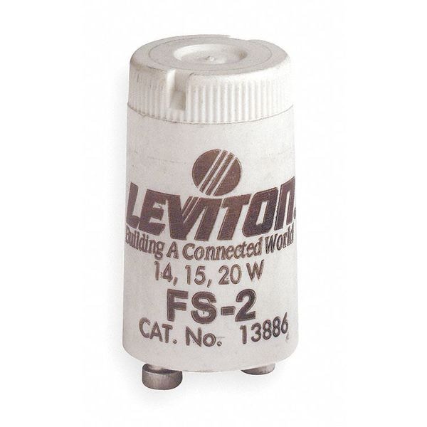 Leviton Lamp Starter, 20W, 2 pin FS-2 I24