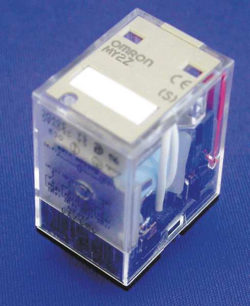 Omron General Purpose Relay, 12V DC Coil Volts, Square, 8 Pin, DPDT MY2Z-DC12