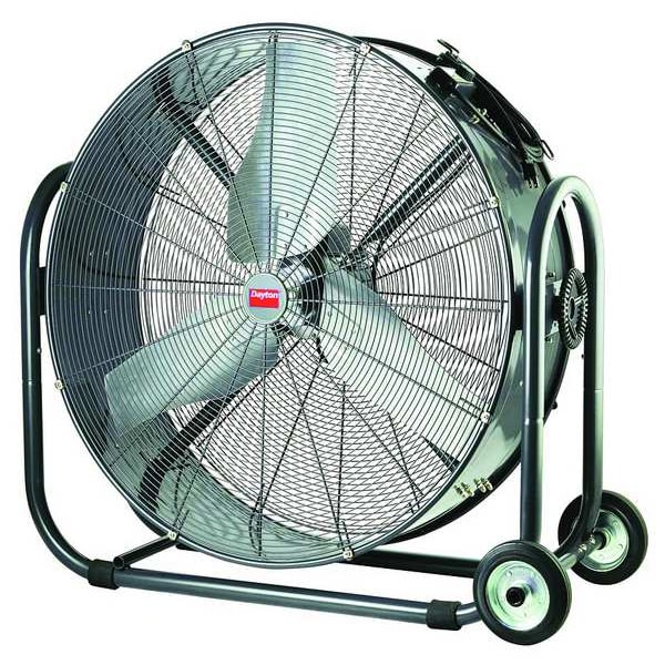 Dayton Mobile Air Circulator 36" Non-Oscillating, 115VAC, 8350/12,250 CFM 1YNW5