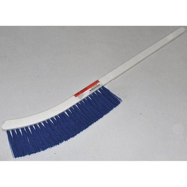 Tough Guy 1/2 in W Wand Brush, Soft, 15 in L Handle, 9 in L Brush, Blue, Plastic, 24 in L Overall 1YTL6