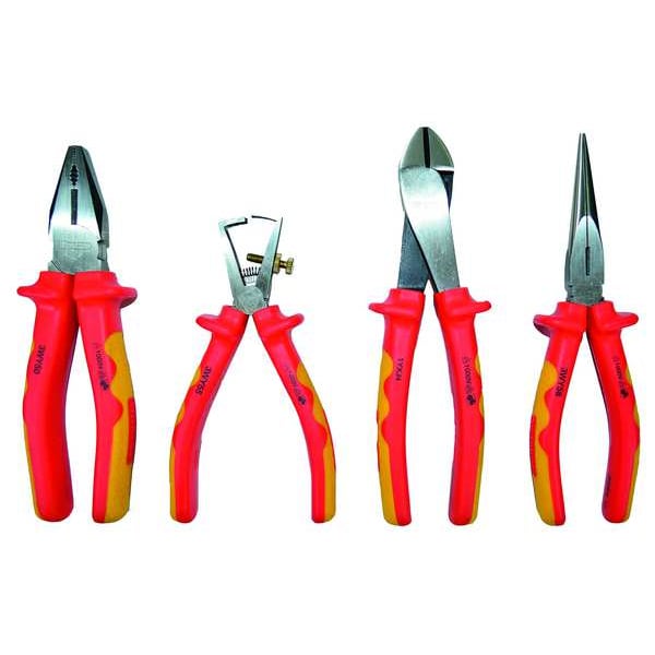 HANSlabelle Premium Special Kit 9点セット 5 Pc Core Pliers Set in Tool Roll | KNIPEX Tools