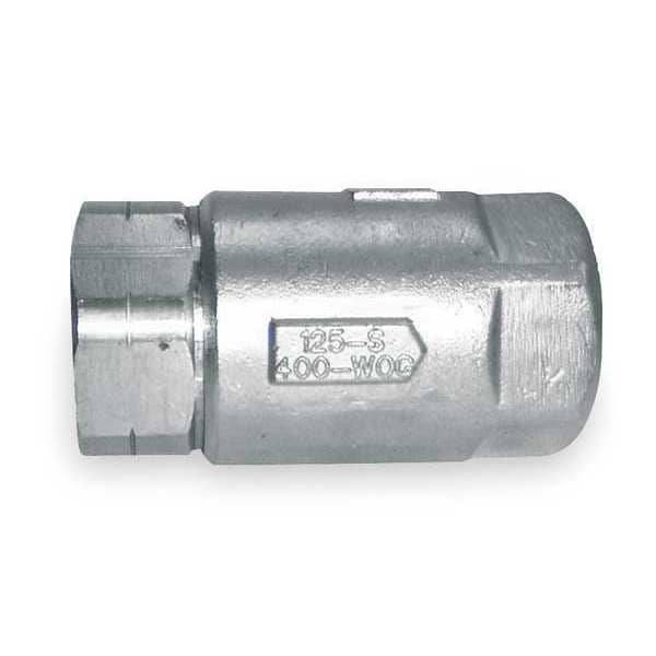 Apollo Valves 1/2" FNPT Stainless Steel Ball Cone Spring Check Valve