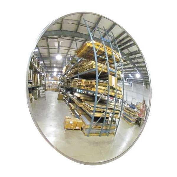 Zoro Select 12" Circular Indoor Convex Mirror, Acylic, 160° Viewing Angle 1CYX4
