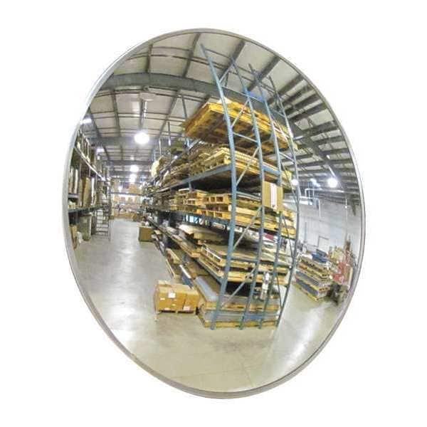 Zoro Select I/D Polycarbonate Convex Mirror, 30 Dia. SCVI