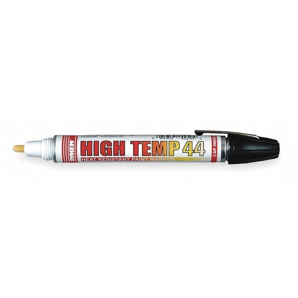 Dykem High Temperature Marker, Permanent, Black 44250 Zoro