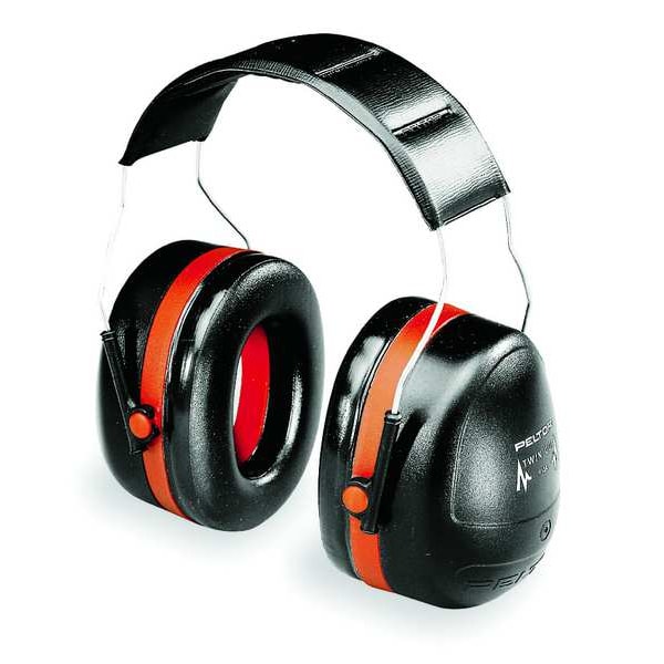 3M Peltor Peltor Optime 105 OvertheHead Ear Muffs, H10A, Passive Protection, NRR 30 dB, Black
