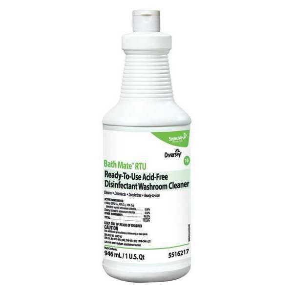 Diversey Bathroom Cleaner, Bottle, Fresh, Green 5516217 | Zoro