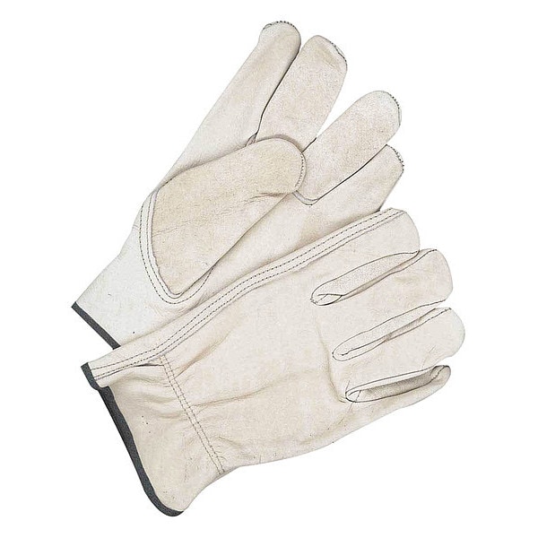 Bdg Leather Drivers Gloves, Shirred Slip-On Cuff, Keystone