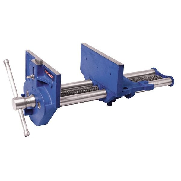 Westward 10-1/2" Standard Duty Woodworking Vise with Stationary Base 10D724