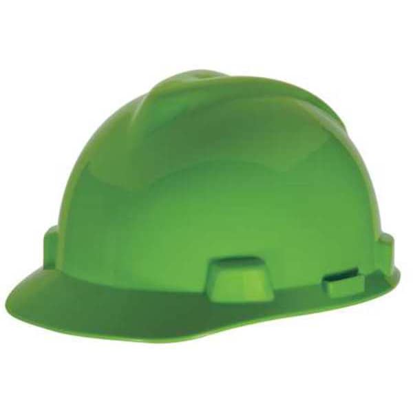 lime green hard hat