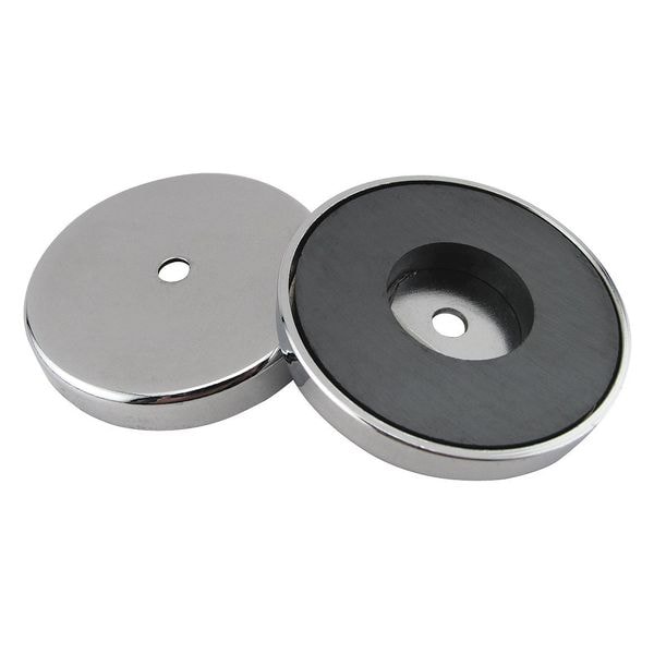 Zoro Select Round Base Magnet, 200 lb. Pull 10E725 | Zoro