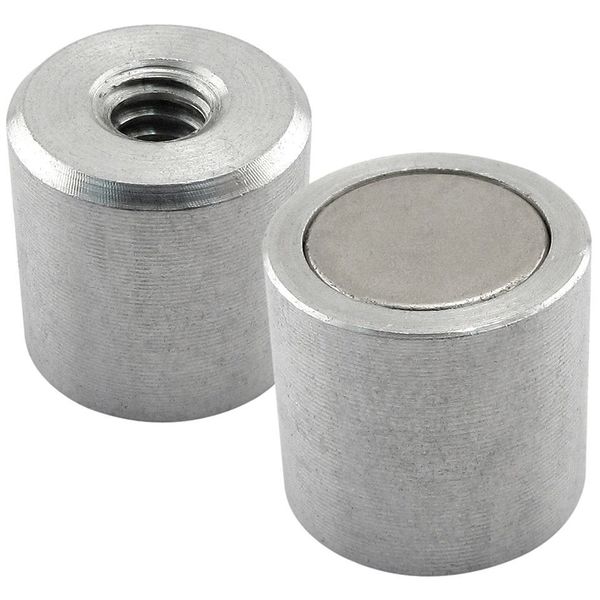 Zoro Select Cup Magnet, Neodymium, 15.5 lb. Pull 10E844