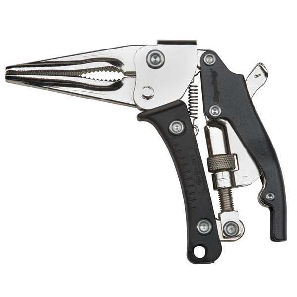 PROTO 7 3/32 in Screw Bolt w/ Locking Nut Locking Ergo Grip Pliers