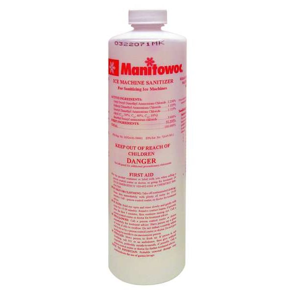 Manitowoc Ice Machine Sanitizer, 16 oz., Clear 5164 Zoro