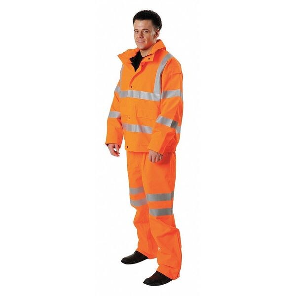 Neilsen Rain Jacket, HiVis Orange, XL HVCORXL010GGS Zoro