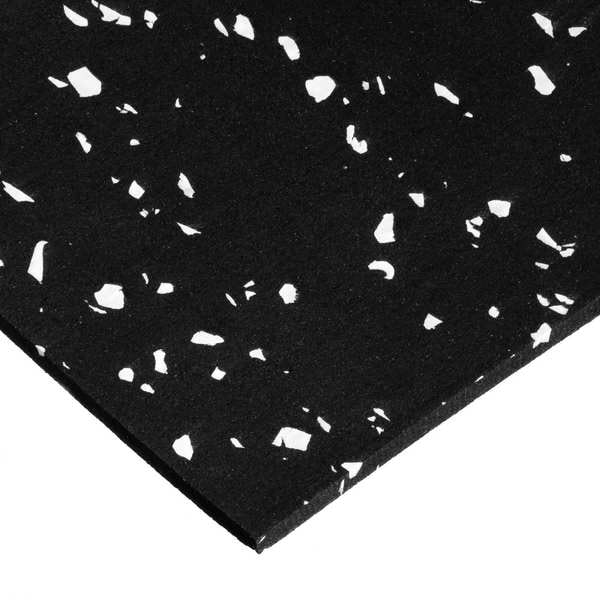 Zoro Select Rubber, Recycled, 1/4"Thick, 36"x36", 60A BULK-RS-RCY60-39