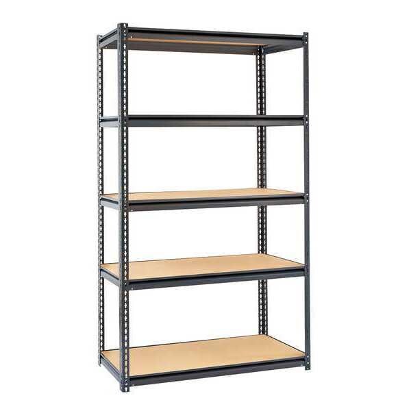 Edsal Boltless Shelving Unit, 24"D x 36"W x 84"H, 5 Shelves, Steel EBM