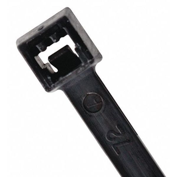 Zoro 4" L Black Cable Tie PK 100 G8067486
