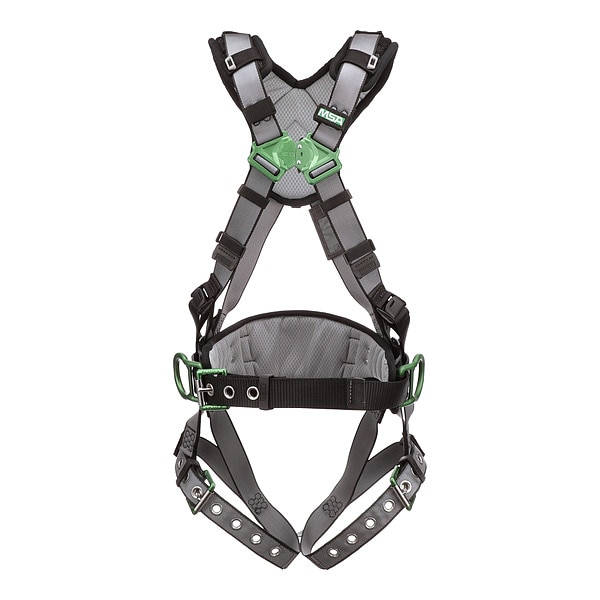 Msa Safety V-FIT Full Body Harness, 2XL, 400 lb., Quick