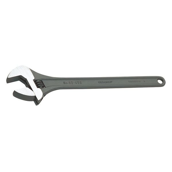 Gedore Adjustable Wrench, 15", Black Finish 62 P 15 Zoro