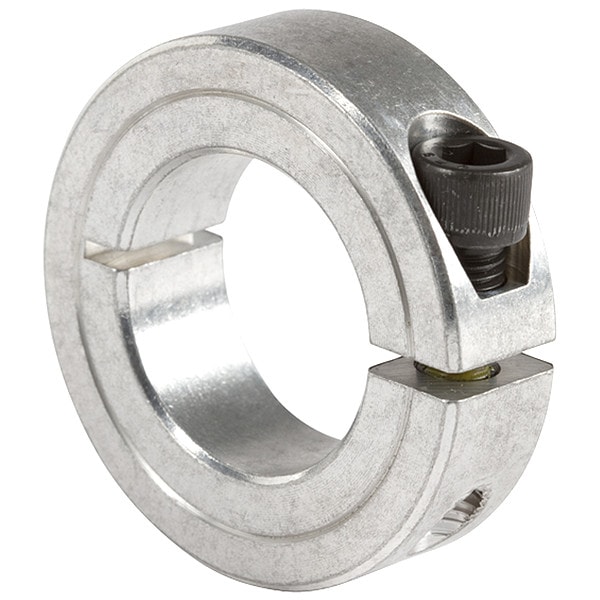 Climax Metal Products Shaft Collar, Std, Clamp, 3/8 in Bore dia. 1C-037-A