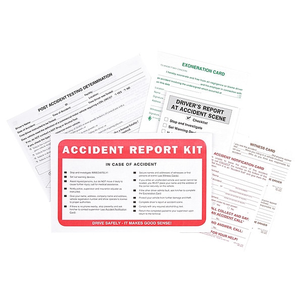 Jj Keller Accident Report Kit 1046 Zoro