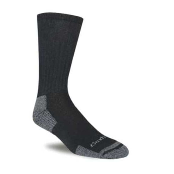 Carhartt Work, Socks, Crew, Mens, L, Black, PK3 A62-3 BLK-LG