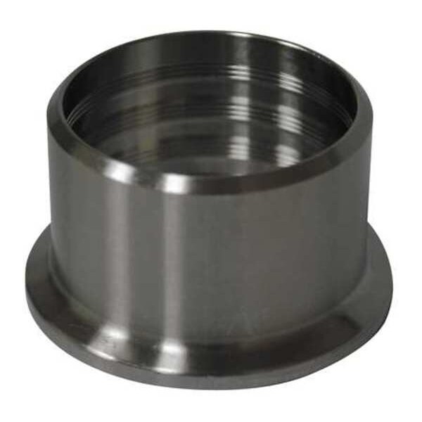 thumbnail image 2 of ZORO SELECT 1-1/2 Inch T304 SS Roll-On Ferrule - Sanitary Fitting EG14R1.5 2 of 5