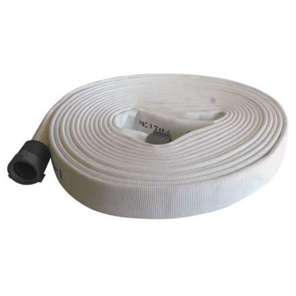 Kuriyama Attack Line Fire Hose, 100 ft., White G52H175HDW100