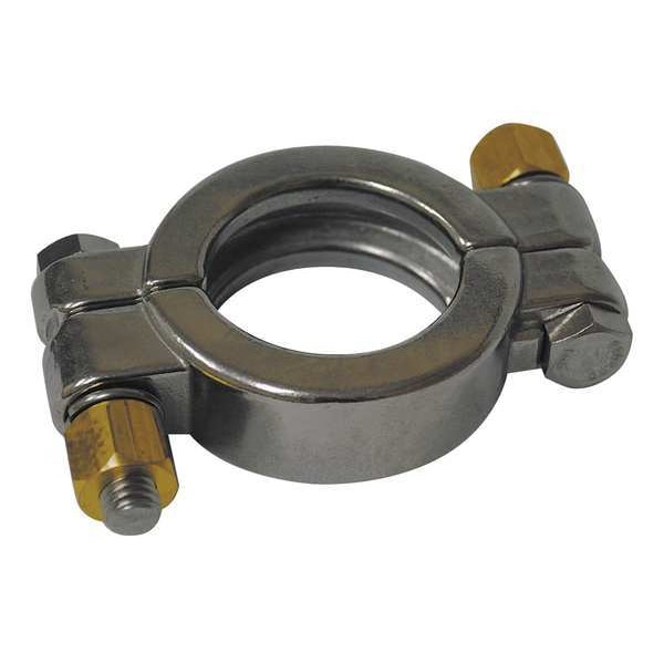 Zoro Select High Pressure Clamp, T304 Stainless Steel 13MHP2.5