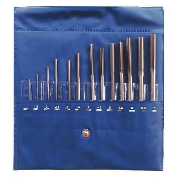11V306 Chucking Reamer Sets,1-7x0.5 mm,13pc | Zoro.com