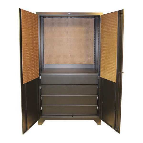 Greene Manufacturing 16 ga. ga. Steel Storage Cabinet, 48 in W, 84 in H GTV-4200