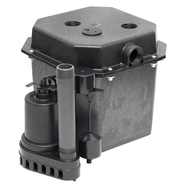 Dayton Sink Pump System, 1/3 HP, Thermoplastic 12F739