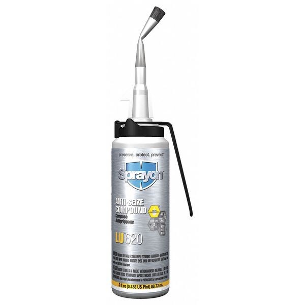 Sprayon AntiSeize, 3oz, Barrier Pack Brush Top S062000BP Zoro