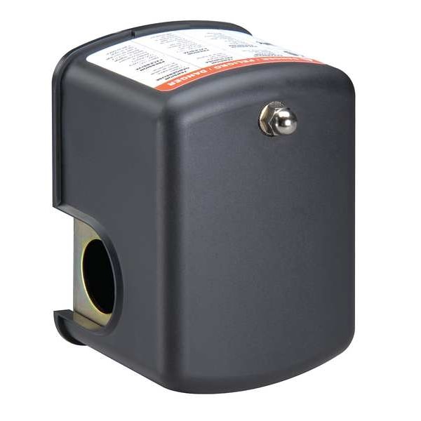 Dayton Pressure Switch, (1) Port, 1/4 in FNPT, DPST, 10 to 100 psi, Standard Action 12T082 Zoro