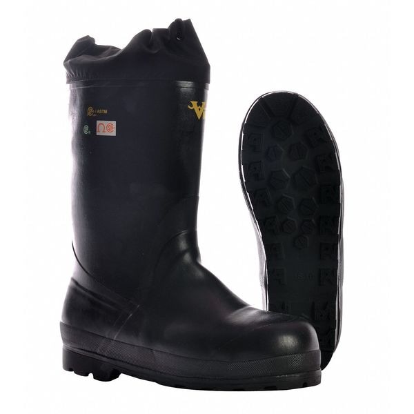 Viking Size 12 Men's Steel Insulated Boots, Black VW12-1-12