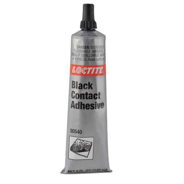 Loctite Contact Cement, MR 5414 Series, Black, 5 oz, Tube 234930
