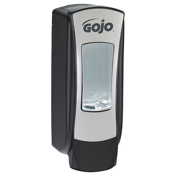 Gojo ADX-12 1250mL Foam Soap Dispenser, Push-Style, Chrome/Black