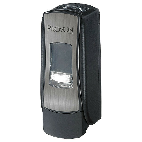 Provon ADX-7 700mL Foam Soap Dispenser, Push-Style, Chrome/Black 8772-06
