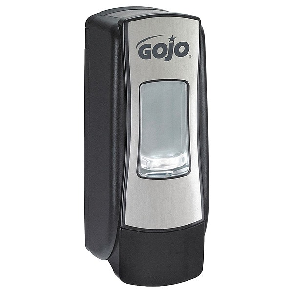 Gojo ADX-7 700mL Foam Soap Dispenser, Push-Style, Chrome/Black