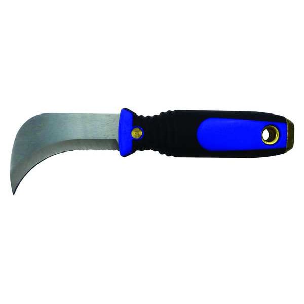 Westward Linoleum Knife, Curved, For Cutting Linoleum And Vinyl Tile, 8