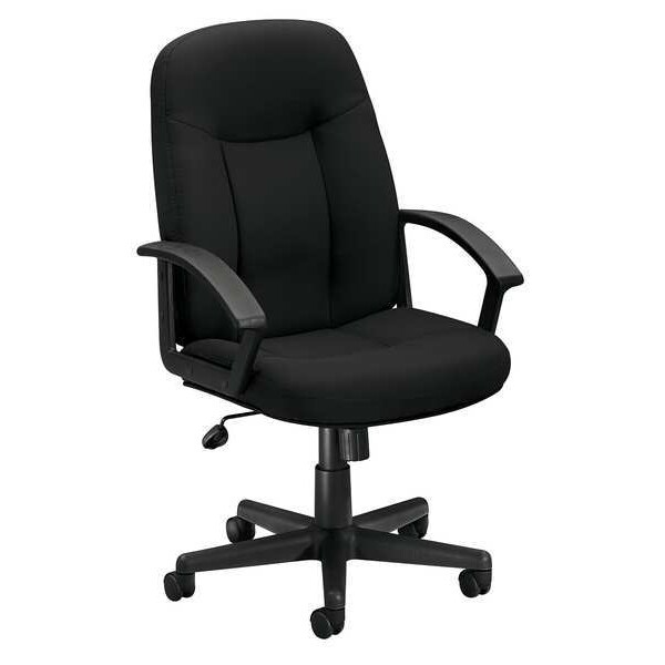 Hon Basyx Executive Chairs, Fabric, Fixed HVL601.VA10