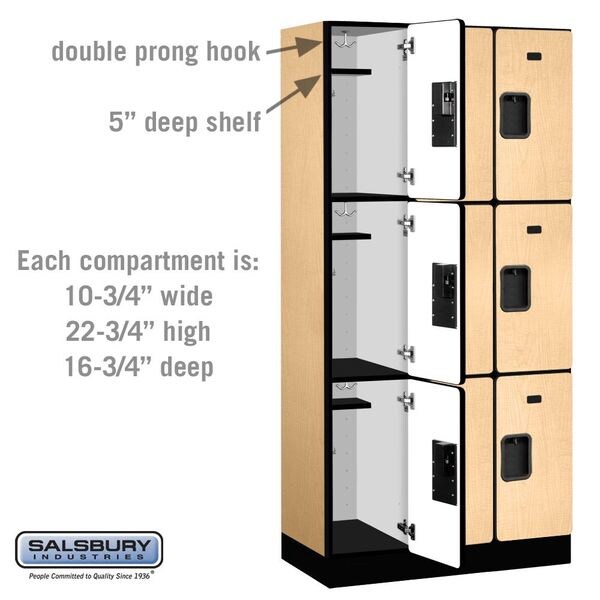 Salsbury Industries Wardrobe Locker, 36