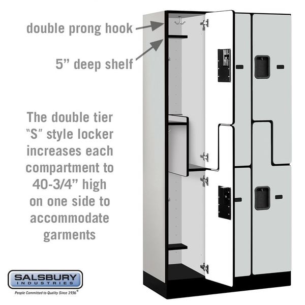 Salsbury Industries Wardrobe Z Locker, 36