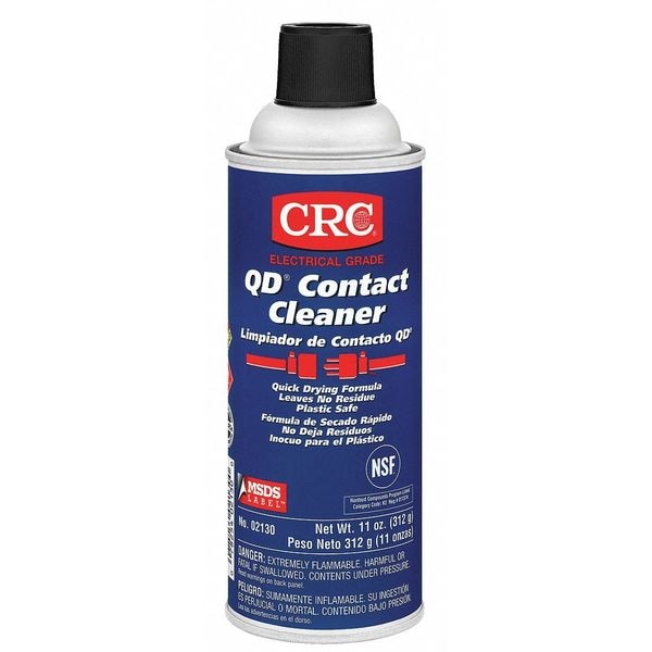 Crc Electrical Grade QD Contact Cleaner, Aerosol Can, 11 oz 02130