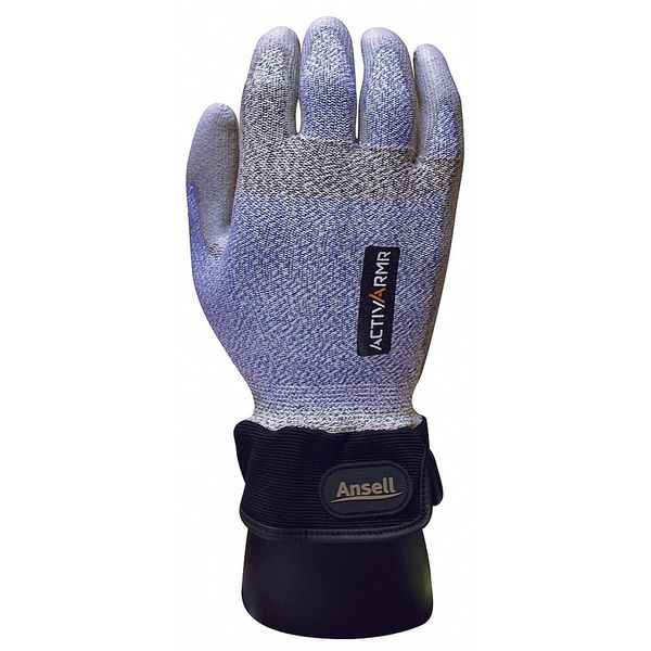 Ansell Cut Resistant Gloves, Blue/Black, XL, PR 97-006
